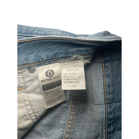 Levi's Women's High Waisted Straight Jeans size 27 Light blue - Picture 7 of 9